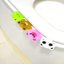 Load image into Gallery viewer, 10 PCS Cute Cartoon Portable Convenient Toilet Lid Device Mention Toilet Set, Random Style Delivery, Cute Cartoon Toilet Lid Device