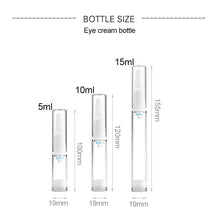 Load image into Gallery viewer, 5 PCS Clear Empty Travel Portable Refillable Plastic Pump Bottle Containers, 15ml, 15ml