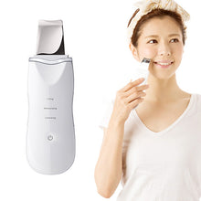 Load image into Gallery viewer, 2W Ultrasonic Vibration Face Cleansing Machine Dead Skin Cleaner Scrubber Shovel Tool Face Beauty Instrument