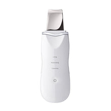 Load image into Gallery viewer, 2W Ultrasonic Vibration Face Cleansing Machine Dead Skin Cleaner Scrubber Shovel Tool Face Beauty Instrument