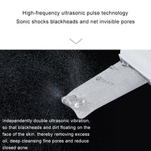 Load image into Gallery viewer, 2W Ultrasonic Vibration Face Cleansing Machine Dead Skin Cleaner Scrubber Shovel Tool Face Beauty Instrument