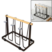 Load image into Gallery viewer, Iron Kitchen Cup Holder Drain Shelf