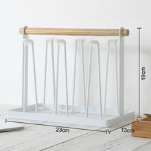 Load image into Gallery viewer, Iron Kitchen Cup Holder Drain Shelf
