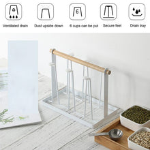 Load image into Gallery viewer, Iron Kitchen Cup Holder Drain Shelf