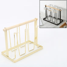 Load image into Gallery viewer, Iron Kitchen Cup Holder Drain Shelf