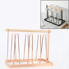 Load image into Gallery viewer, Iron Kitchen Cup Holder Drain Shelf