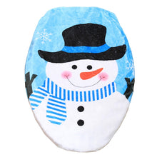 Load image into Gallery viewer, Fancy Christmas Decoration Toilet Lid Cover, Size: 48 x 43cm, Hat Snowman, Tree Branch Snowman