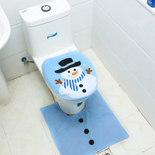 Load image into Gallery viewer, Fancy Christmas Decoration Toilet Lid Cover, Size: 48 x 43cm, Hat Snowman, Tree Branch Snowman