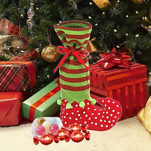 Load image into Gallery viewer, Dot Pattern Sock Christmas Dinner Table Decoration Candy Bag, Size: 35*20cm