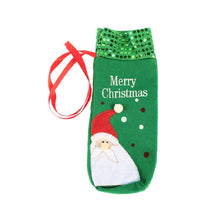 Load image into Gallery viewer, Merry Christmas Santa Claus Christmas Dinner Table Decoration Champagne Wine Bottle Bag, Santa