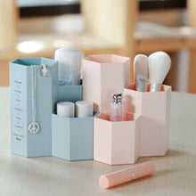 Load image into Gallery viewer, Creative Hexagon Pen Holder Stationery Cosmetics Storage Box