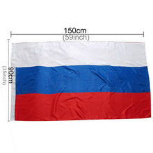 Load image into Gallery viewer, Polyester Material Russian Flag, Size: 150*90cm