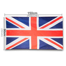 Load image into Gallery viewer, Polyester Material UK Flag, Size: 150*90cm