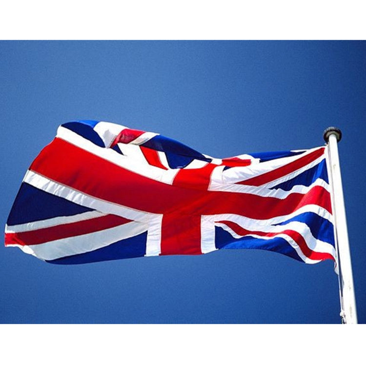 Polyester Material UK Flag, Size: 150*90cm