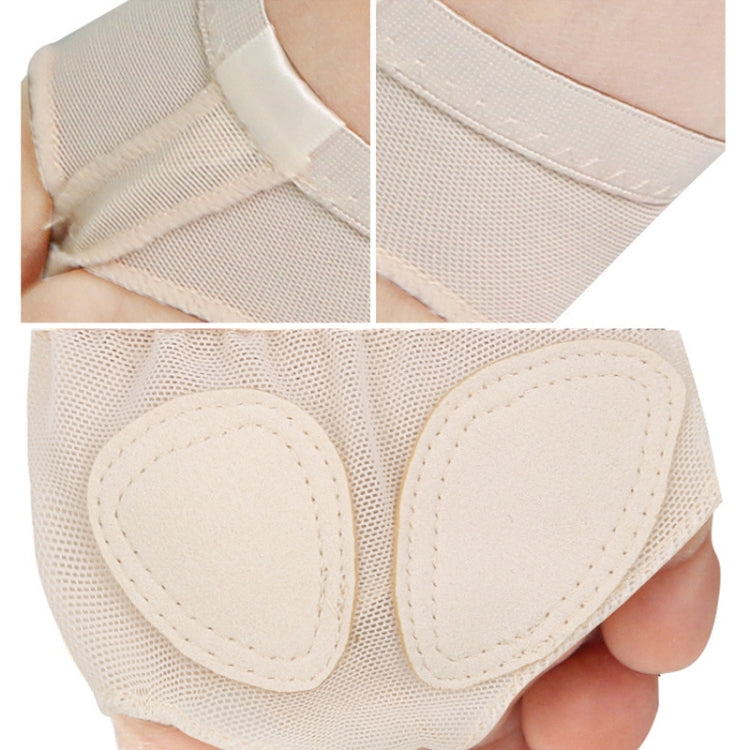 Professional Belly Ballet Dance Toe Pad Practice Shoes Forefoot Pads Socks Anti-slip Breathable Toe Socks Sleeve, Size: L(39-40 Yards)
