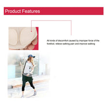 Load image into Gallery viewer, Professional Belly Ballet Dance Toe Pad Practice Shoes Forefoot Pads Socks Anti-slip Breathable Toe Socks Sleeve, Size: L(39-40 Yards)