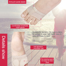 Load image into Gallery viewer, Professional Belly Ballet Dance Toe Pad Practice Shoes Forefoot Pads Socks Anti-slip Breathable Toe Socks Sleeve, Size: S(35-36 Yards)
