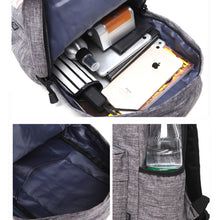 Load image into Gallery viewer, Universal Multi-Function Canvas Cloth Laptop Computer Shoulders Backpack Students Bag for 13-15 inch, Size: 36x25x10cm
