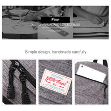 Load image into Gallery viewer, Universal Multi-Function Canvas Cloth Laptop Computer Shoulders Backpack Students Bag for 13-15 inch, Size: 36x25x10cm