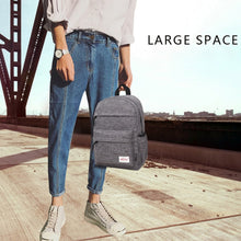 Load image into Gallery viewer, Universal Multi-Function Canvas Cloth Laptop Computer Shoulders Backpack Students Bag for 13-15 inch, Size: 36x25x10cm
