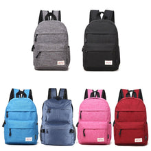 Load image into Gallery viewer, Universal Multi-Function Canvas Cloth Laptop Computer Shoulders Backpack Students Bag for 13-15 inch, Size: 36x25x10cm