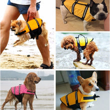 Load image into Gallery viewer, Pet Saver Dog Reflective Stripes Life Vest Jacket for Swimming Boating Surfing, Size: S, Size: S