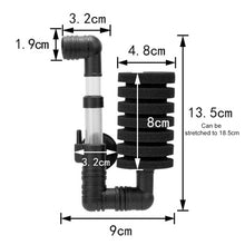 Load image into Gallery viewer, Wall-mounted Aquarium Mini Double Head Pneumatic Mute Biochemical Cotton Filter, HC7149A, HC7149B, HC7149C, HC7149D