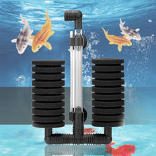Load image into Gallery viewer, Wall-mounted Aquarium Mini Double Head Pneumatic Mute Biochemical Cotton Filter, HC7149A, HC7149B, HC7149C, HC7149D
