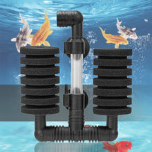 Load image into Gallery viewer, Wall-mounted Aquarium Mini Double Head Pneumatic Mute Biochemical Cotton Filter, HC7149A, HC7149B, HC7149C, HC7149D