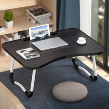 Load image into Gallery viewer, W-shaped Non-slip Legs Adjustable Folding Portable Writing Desk Laptop Desk with Card Slot, with Card Slot