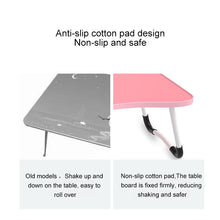 Load image into Gallery viewer, W-shaped Non-slip Legs Adjustable Folding Portable Writing Desk Laptop Desk with Card Slot, with Card Slot