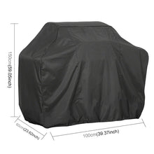 Load image into Gallery viewer, Outdoor Anti-UV Waterproof Dust-proof 210D Oxford Cloth BBQ Square Protective Bag Charcoal Barbeque Grill Cover, Size: 100x60x150cm, Size: 100x60x150cm