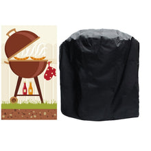 Load image into Gallery viewer, Outdoor Anti-UV Waterproof Dust-proof 210D Oxford Cloth BBQ Cylindrical Protective Bag Charcoal Barbeque Grill Cover, Size: 71x73cm, Size: 71x73cm