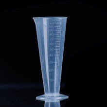 Load image into Gallery viewer, 10 PCS 100ml Food Grade PP Plastic Flask Digital Cone Measuring Cup Cylinder Scale Measure Glass Lab Laboratory Tools, 100ml