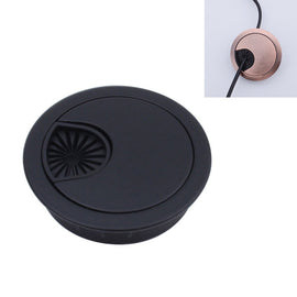 Desk Computer Desktop Zinc Alloy Round Threading Box Hole Cover, Hole Diameter: 80mm (Green Bronze), 80mm