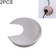 Load image into Gallery viewer, 2 PCS Desk Computer Desktop Zinc Alloy Round Threading Box Hole Cover, Hole Diameter: 35mm (Bright Gold), 35mm Green Bronze, 35mm Red Bronze, 35mm Matte Black, 35mm Matte Silver, 35mm Brushed Steel, 35mm Bright Gold