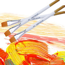 Load image into Gallery viewer, 6 in 1 Artists Oil Painting Brush Set Nylon Hair Wood Handle Acrylic Watercolor Pointed Tip Drawing Pen, Pointed Tip Drawing Pen
