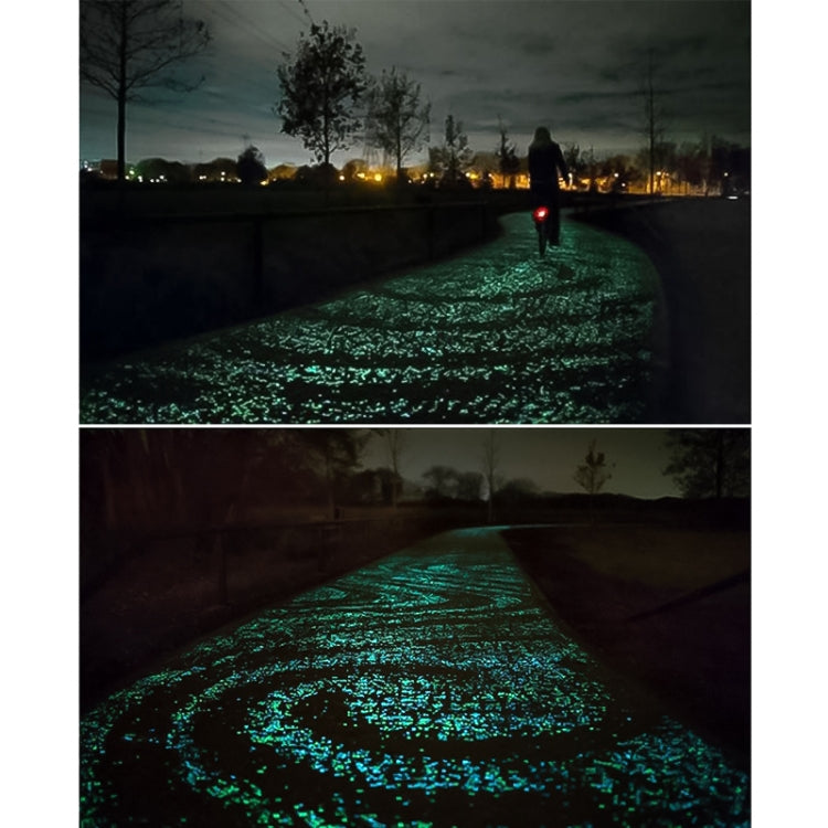 100 PCS Glow in The Dark Garden Pebbles for Walkways & Decoration and Plants Luminous Stones