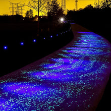 Load image into Gallery viewer, 100 PCS Glow in The Dark Garden Pebbles for Walkways &amp; Decoration and Plants Luminous Stones