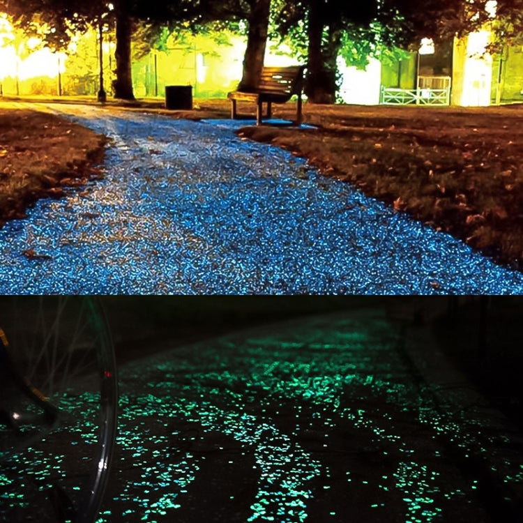 100 PCS Glow in The Dark Garden Pebbles for Walkways & Decoration and Plants Luminous Stones