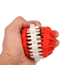 Load image into Gallery viewer, Dog Toy Balls for Pets Tooth Cleaning Chewing Toys Balls of Non-Toxic Soft Rubber , Small Size, Small Size (Red), Small Size (Baby Blue), Small Size (Orange), Small Size (Blue)