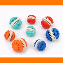 Load image into Gallery viewer, Dog Toy Balls for Pets Tooth Cleaning Chewing Toys Balls of Non-Toxic Soft Rubber , Small Size, Small Size (Red), Small Size (Baby Blue), Small Size (Orange), Small Size (Blue)