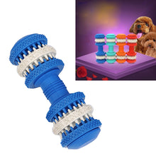 Load image into Gallery viewer, Dog Toy  for Pets Tooth Cleaning Chewing Dumbbells Shape Toys of Non-Toxic Soft Rubber , Large Size,Length:15cm, 15cm (Orange), 15cm(Blue), 15cm (Red), 15cm (Baby Blue)