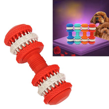 Load image into Gallery viewer, Dog Toy  for Pets Tooth Cleaning Chewing Dumbbells Shape Toys of Non-Toxic Soft Rubber , Large Size,Length:15cm, 15cm (Orange), 15cm(Blue), 15cm (Red), 15cm (Baby Blue)