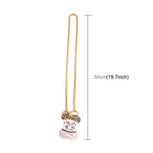 Load image into Gallery viewer, Pet Collars Pet Neck Strap Dog Neckband Snake Chain Dog Chain  Solid  Metal Chain Dog Collar，Length:50cm, 50cm