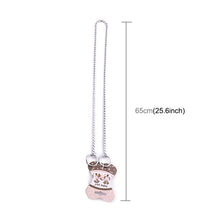 Load image into Gallery viewer, Pet Collars Pet Neck Strap Dog Neckband Snake Chain Dog Chain  Solid  Metal Chain Dog Collar，Length:65cm, 65cm
