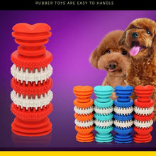 Load image into Gallery viewer, Dog Toy  for Pets Tooth Cleaning Chewing Toys of Non-Toxic Soft Rubber , Small Size,Length:12cm, 12cm Orange, 12cm Blue, 12cm Red, 12cm Baby Blue