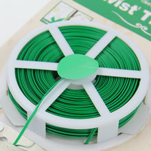 Load image into Gallery viewer, 50m Gardening Accessories Tool Package Plastic Flower Wood Tie Line Twist Tie Reel Plant Tie-Line Spool with a Cutter, Package Plastic Flower Wood Tie Line