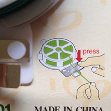 Load image into Gallery viewer, 50m Gardening Accessories Tool Package Plastic Flower Wood Tie Line Twist Tie Reel Plant Tie-Line Spool with a Cutter, Package Plastic Flower Wood Tie Line