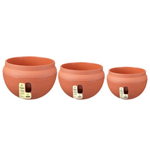 Load image into Gallery viewer, Hanging Plastic Flower Pots Hanging Pots Flower Pot With Hanging Chain,Large Size: 24 x 18cm ,Random Color Delivery, Large Size